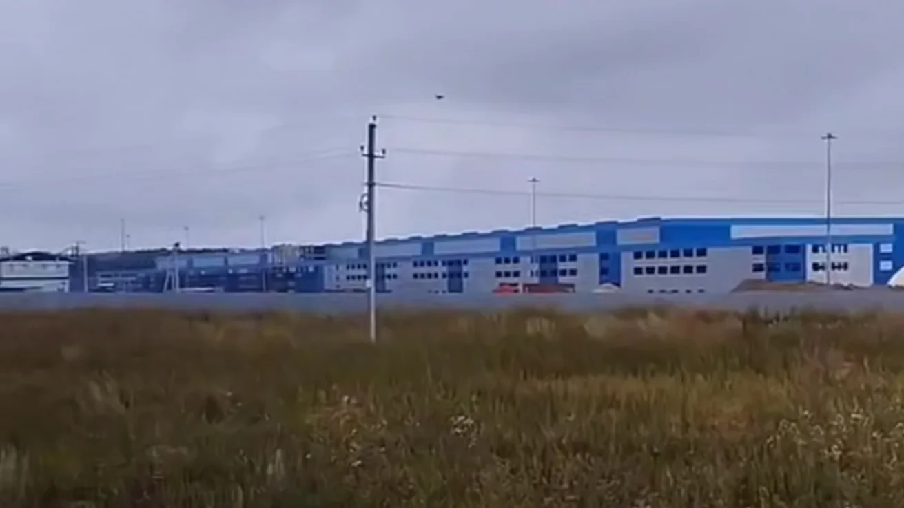 Ukrainian drone strike on Tatarstan Shahed logistics hub