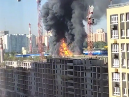 ire broke out at a warehouse in Balashikha, near Moscow