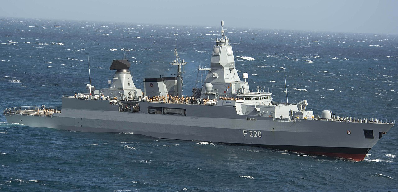 russia overflew german navy frigate germany says accident hamburg 1280px-f220-hamburg-130311-n-xq474-229-crop minister pistorius told bundestag flyovers were part deliberate kremlin provocations testing nato’s response russian military aircraft twice baltic sea during