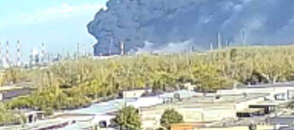 The Gazprom Neftekhim Salavat facility in Bashkortostan, located 1,400 kilometers from Ukrainian territory, sustained fires and damage from a drone attack on 24 September.