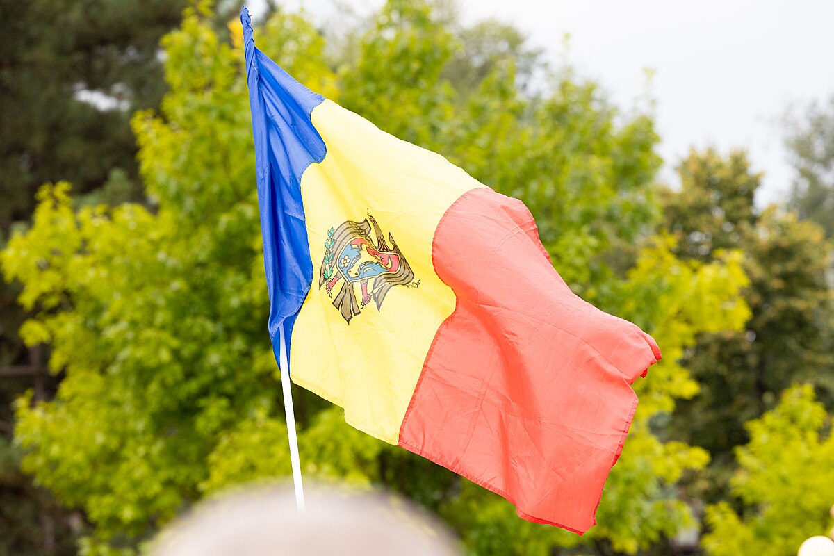 Flag of Moldova.