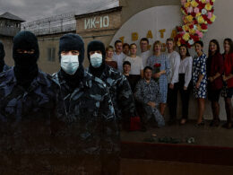 Staff of penal colony IK-10 in Mordovia, where Ukrainian POWs have been tortured. Illustration: InformNapalm.