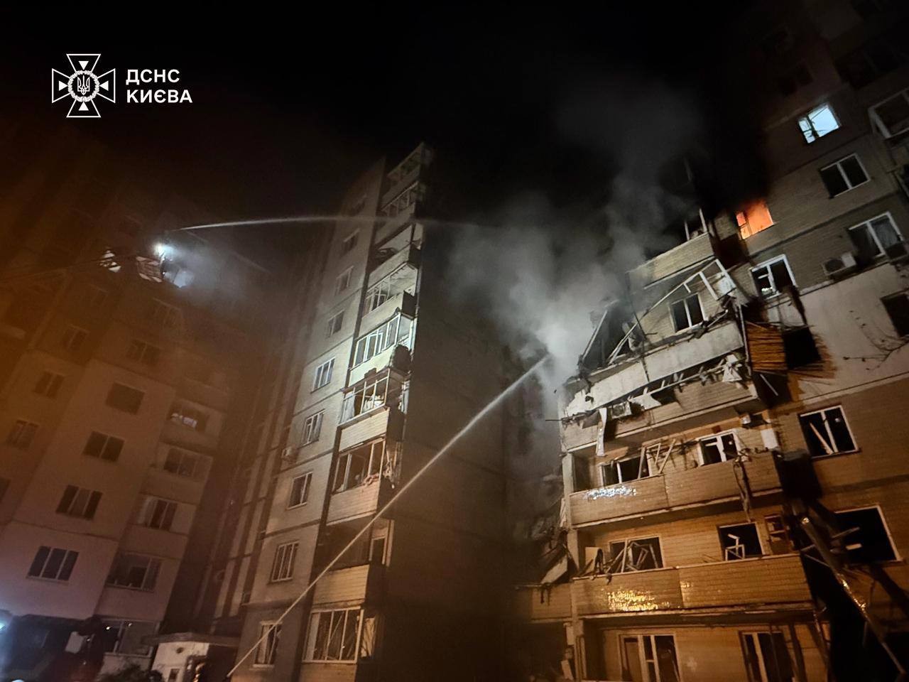 woman dies kyiv basement baby killed russia attacks ukraine record 800+ drones residential building damaged russian air attack overnight 7 2025 telegram/ihor klymenko 5125aa27-8e93-44a4-9f2f-5e120ee58306 early hours launched one its largest