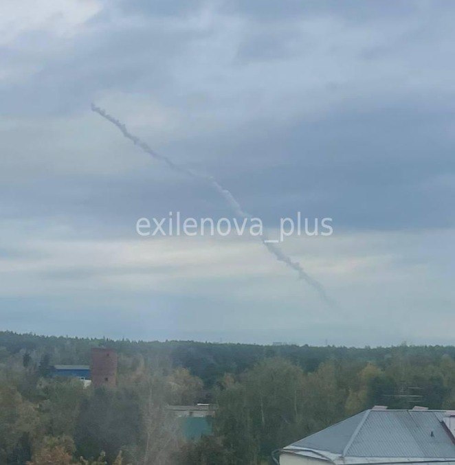 russia claims 44 drones shot down near moscow one night — attack still isn't over yet trace russian surface-to-air missile oblast 23 2025 telegram/exilenova+ 5375069498870200280 local telegram channels posted videos