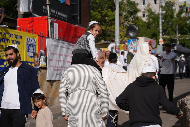 Pilgrims in Uman, Ukraine