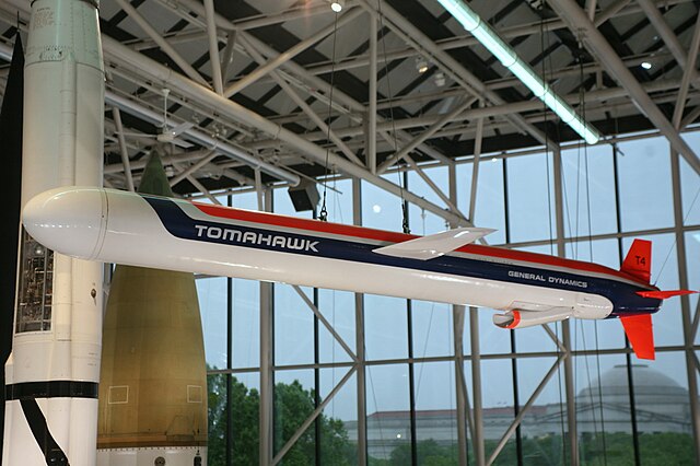 US Tomahawk missile on display, 2008