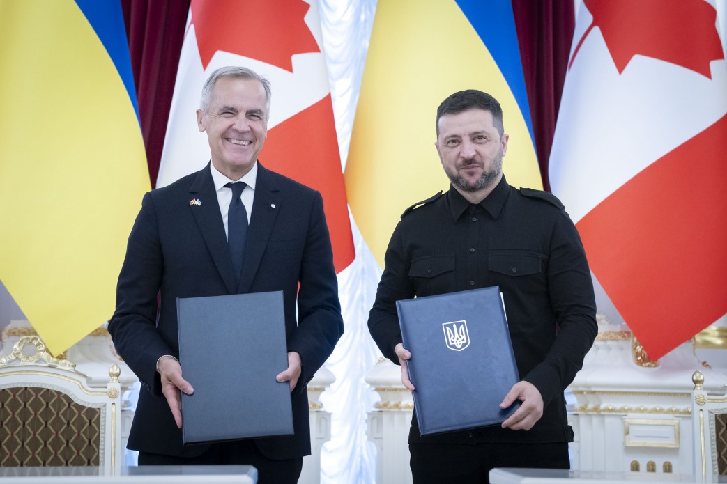 Carney and Zelenskyy in Kyiv on 24 August 2025