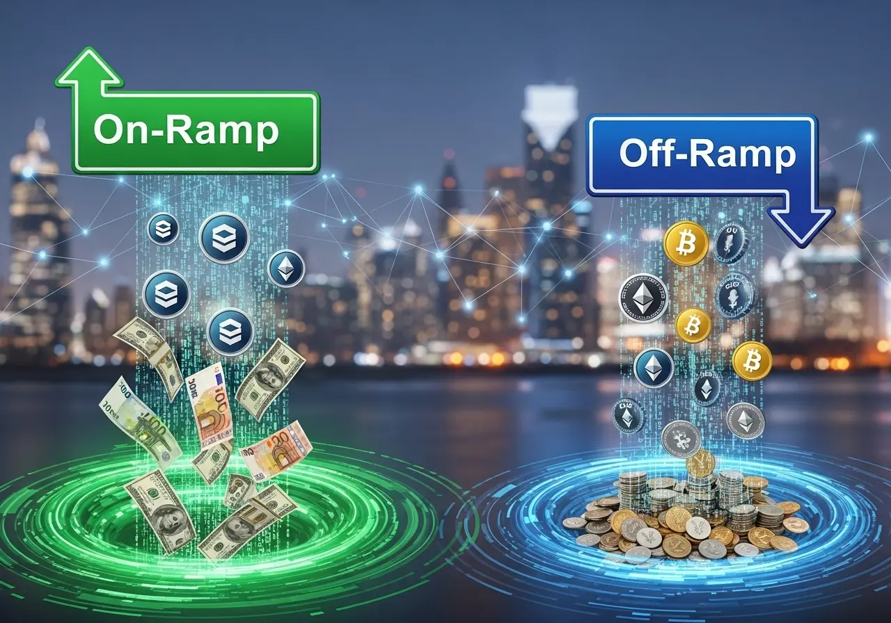 Crypto on-ramps and off-ramps: How they work and their importance