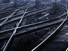 An illustrative image. Railway tracks