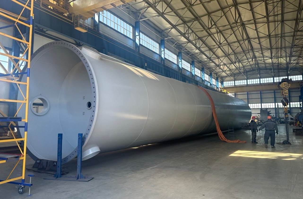 Wind turbine production plant