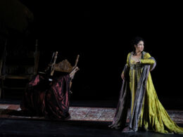 Russian soprano Anna Netrebko faces protests at sold-out London Opera performances due to her Kremlin ties.