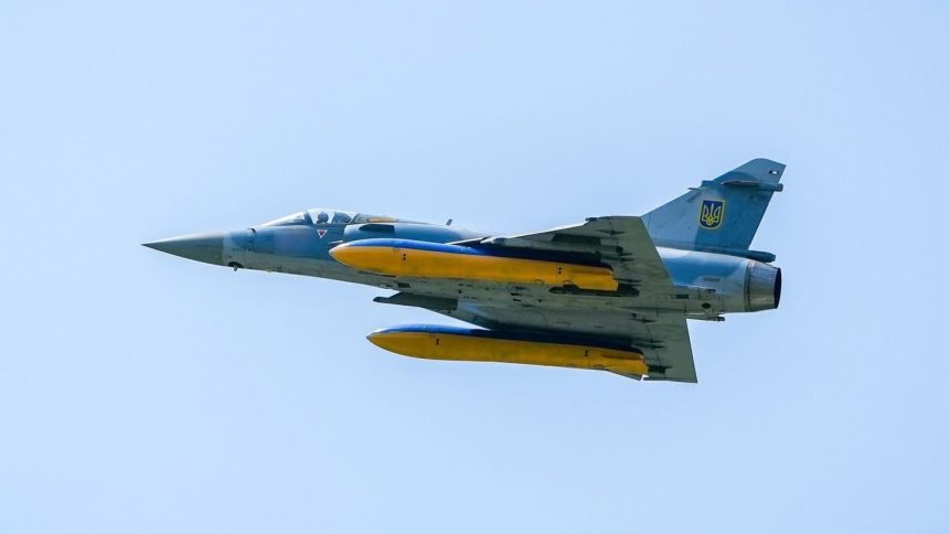 A Ukrainian Mirage 2000.