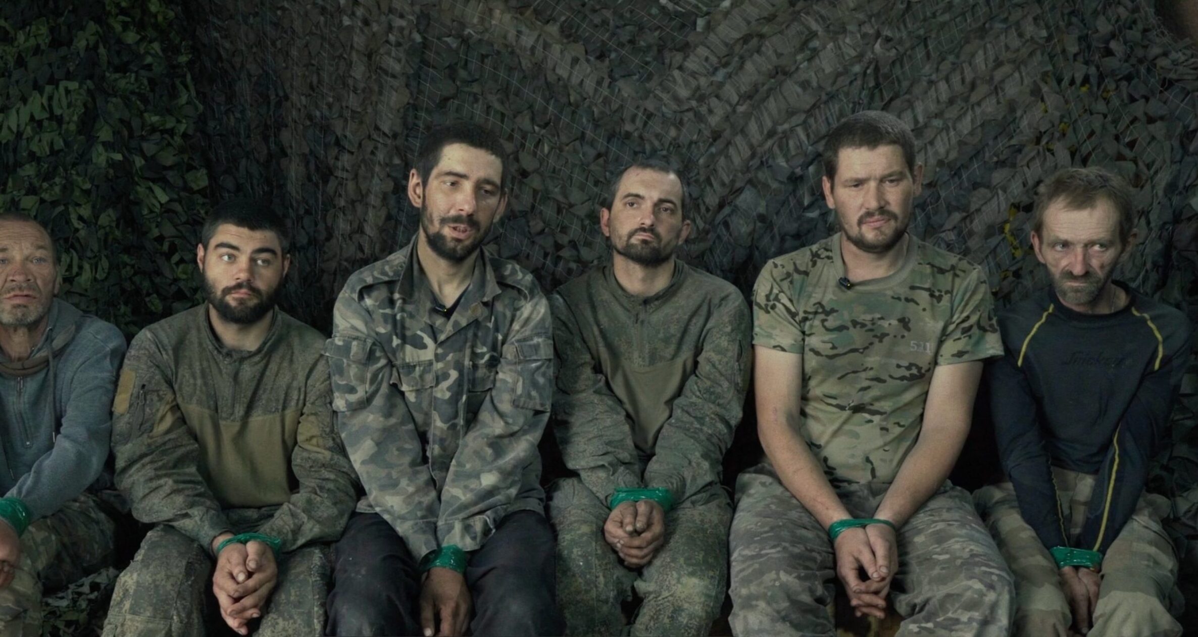 Russian infiltrators taken prisoner east of Pokrovsk.