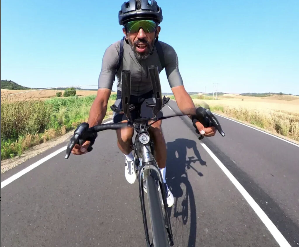 French endurance cyclist Sofiane Sehili rides over 17,600 kilometers trying to break a world record before being detained by Russian authorities just 400 kilometers from his destination.
