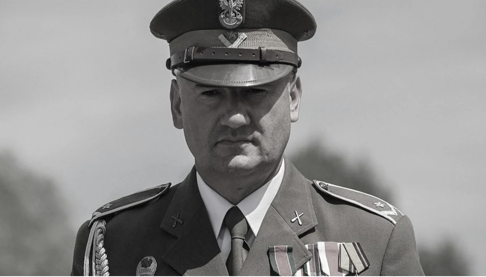 Jerzy Tyc in military uniform. The Polish citizen led the Kursk Association, which restored Soviet war memorials across Poland, before moving to Russia and joining Kremlin's army fighting in Ukraine, where he was killed.