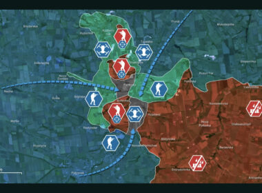 A screenshot from the RFU News - Reporting from Ukraine YouTube video, 25 September