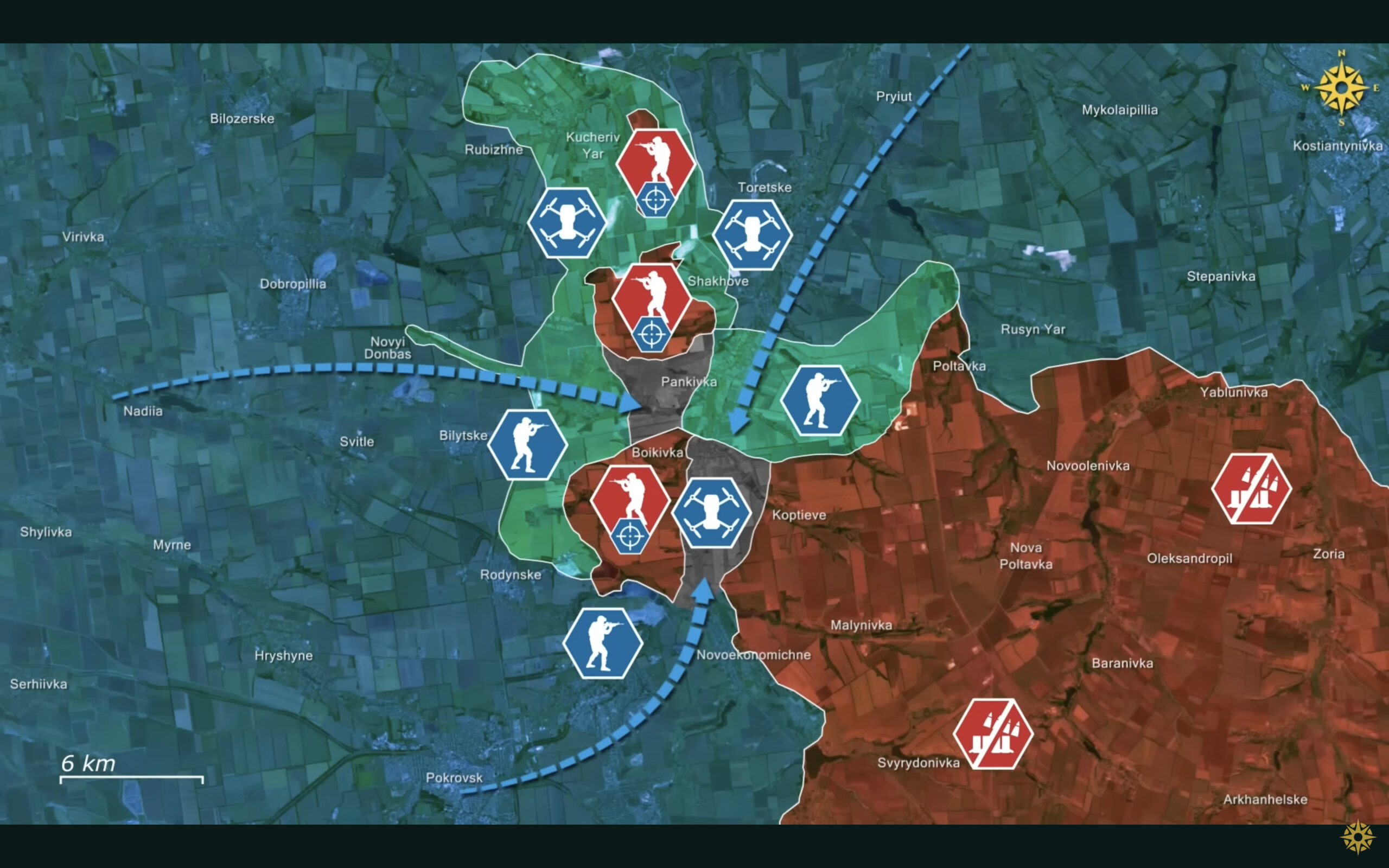 A screenshot from the RFU News - Reporting from Ukraine YouTube video, 25 September