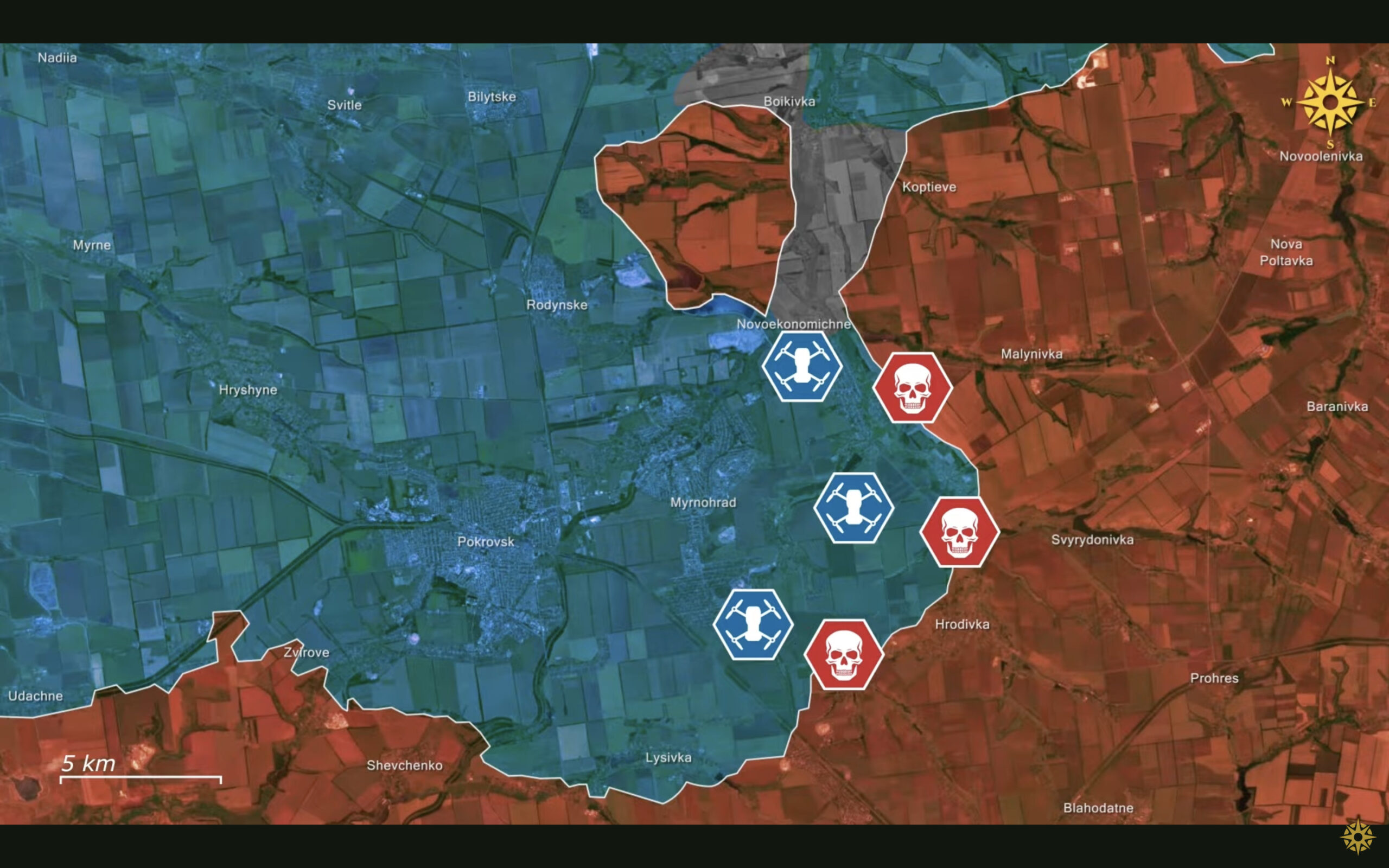 A screenshot from the RFU News - Reporting from Ukraine YouTube video, 27 September.