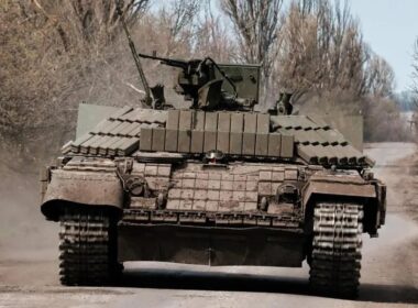 A Ukrainian IFV based on a T-64.