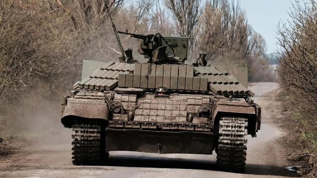 A Ukrainian IFV based on a T-64.