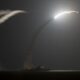 Tomahawk Missile fired from US Destroyers.