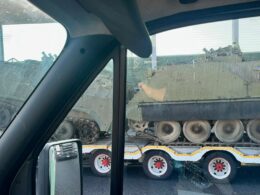 VCC-1s on trucks bound for Ukraine.