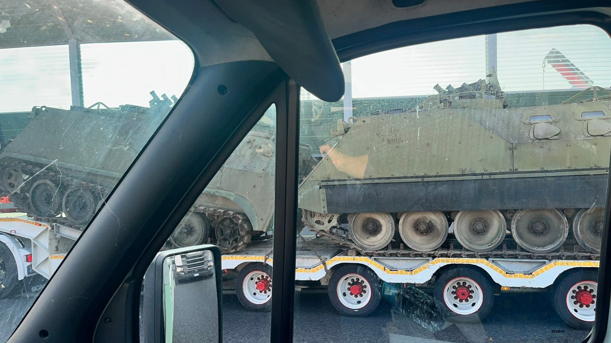 VCC-1s on trucks bound for Ukraine.