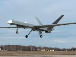 Russia's Orion heavy drone. Photo via Telegram/Madyar.