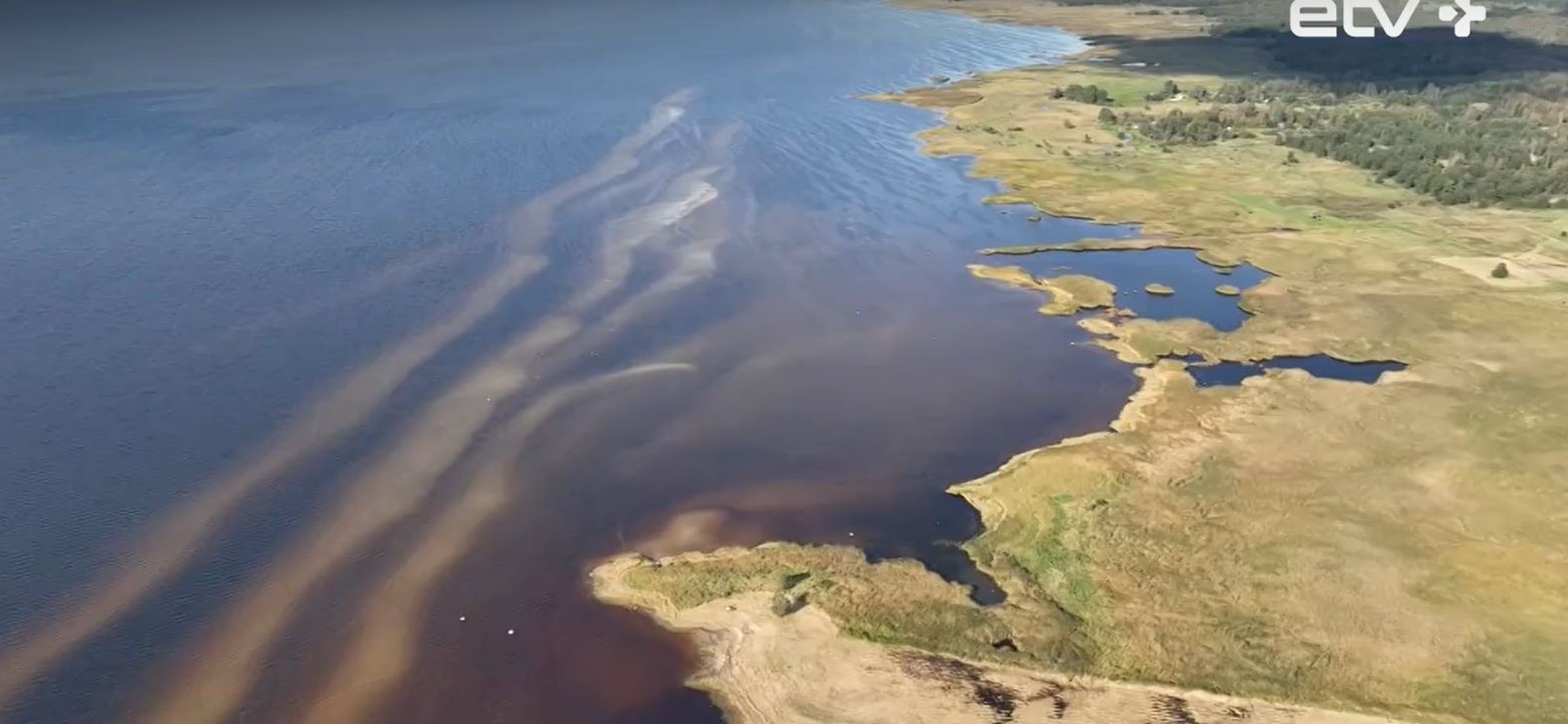 drone part recovered pärnu county estonia agencies probe how reached national territory aerial view gulf riga coastline where fragment discovered 27 2025 etv err russiandrone bay estonian public broadcaster reports