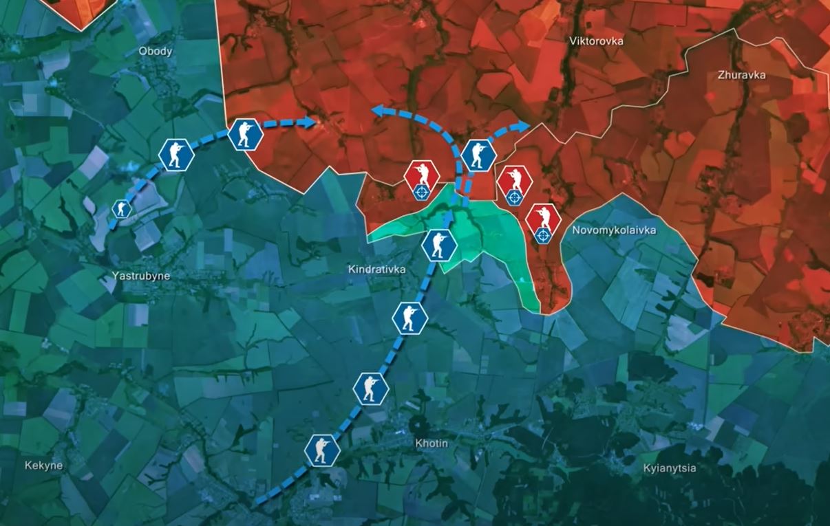 frontline report reporting ukraine's video kindrativka today important news sumy direction ukraine ukrainian reports