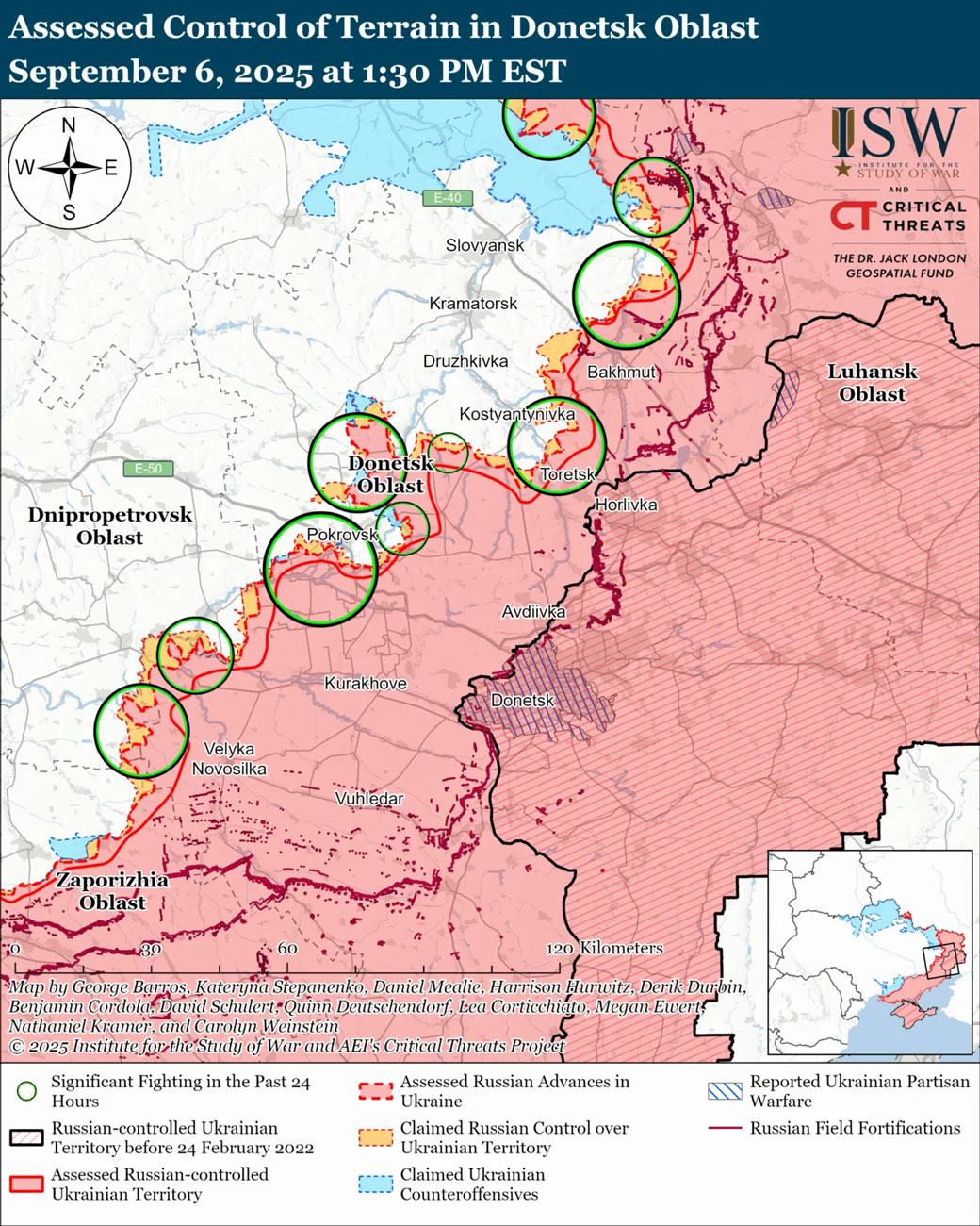 russia failed take pokrovsk summer—now it’s sending elite naval units tanks round two isw says assessed terrain control donetsk oblast 6 2025 map-isw-situation-donetsk-oblast-sep-6 shifting forces equipment multiple sectors ukrainian military