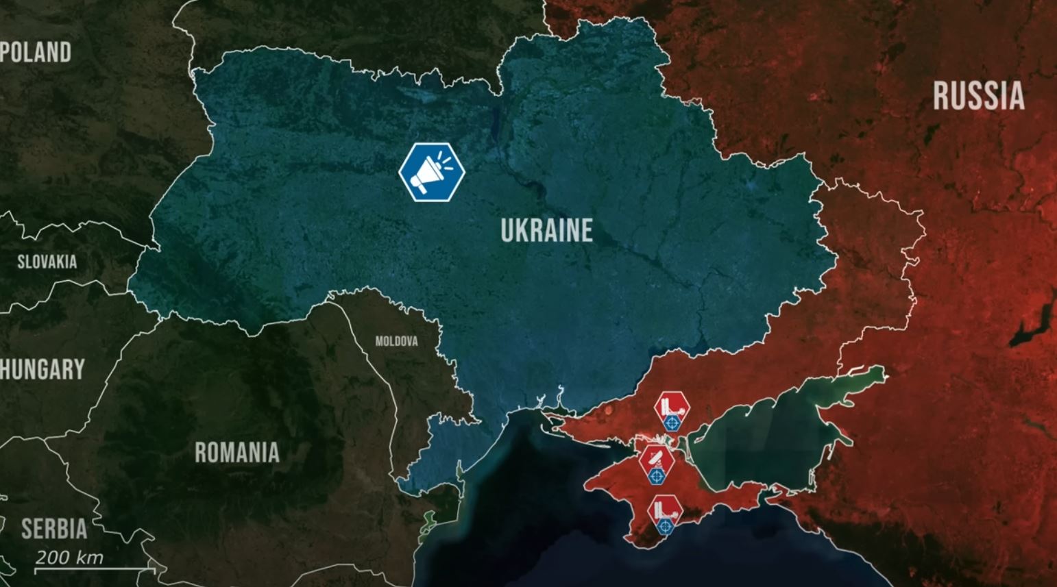 frontline report ukraine takes out russia’s radars one crimea—now bayraktars free fly kill again reporting ukraine's video s-400 surface-to-air missile systems blinded boats exposed drone strikes have returned skies over