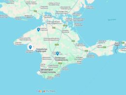 russian radar pantsir anti-air system damaged occupied crimea during 21 air attack three locations reportedly struck ukrainian drones missiles 2025 google maps ukraine news reports