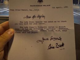 Princess Diana favorite dish was borsch