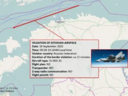 russian drones in estonia