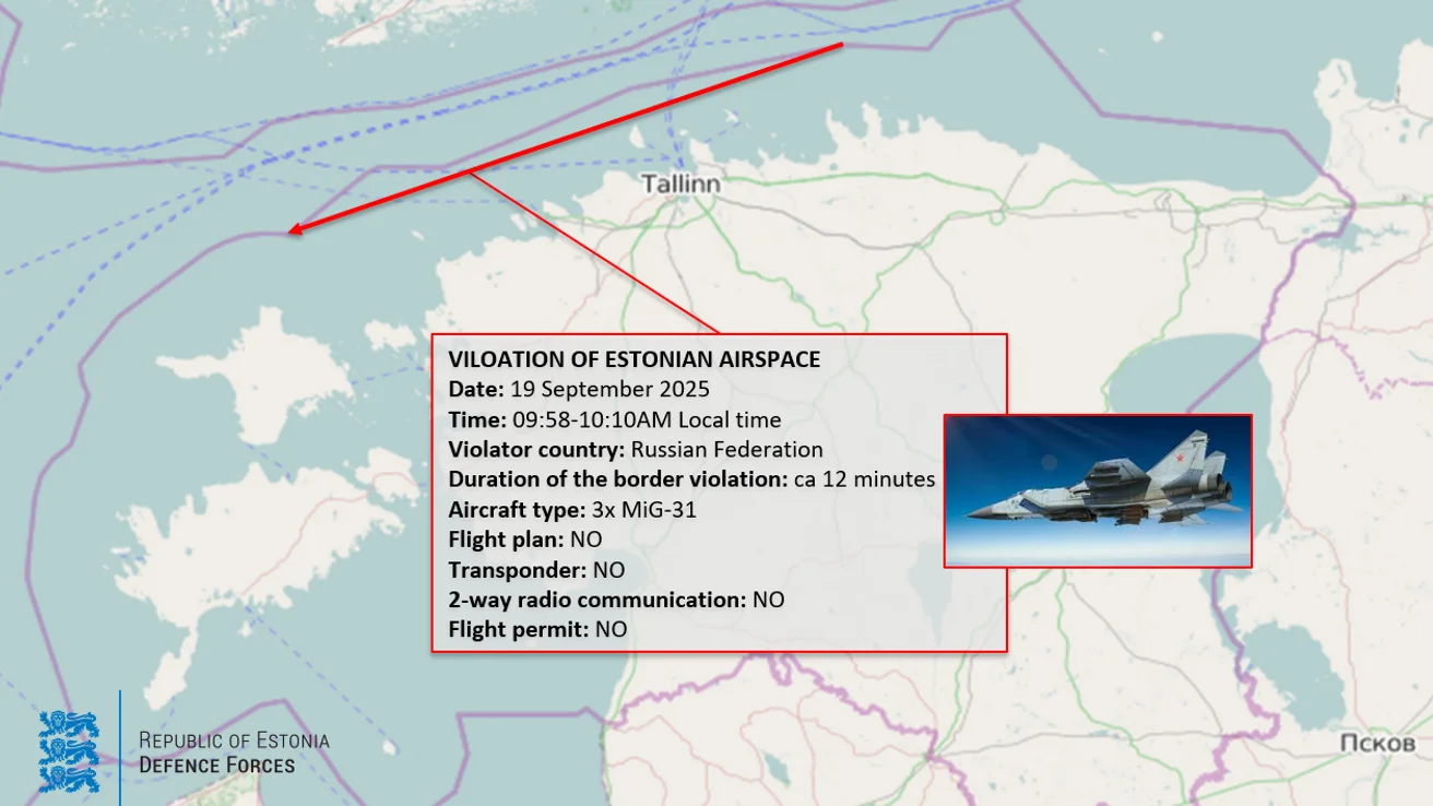 russian drones in estonia