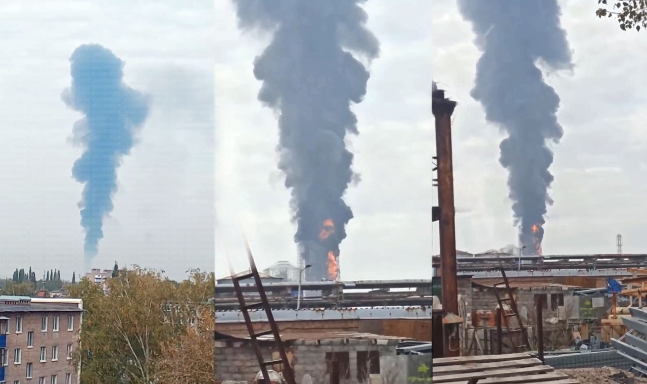 Máy bay không người lái của Ukraine tấn công nhà máy lọc dầu Salavat của Gazprom ở độ sâu 1300 km, gây ra hỏa hoạn (video) Đơn vị chưng cất dầu thô của Nga bốc cháy sau cuộc tấn công của Ukraine 18 2025 telegram/exinova+ máy bay không người lái tấn công Bashkortostan của Nga vào khoảng