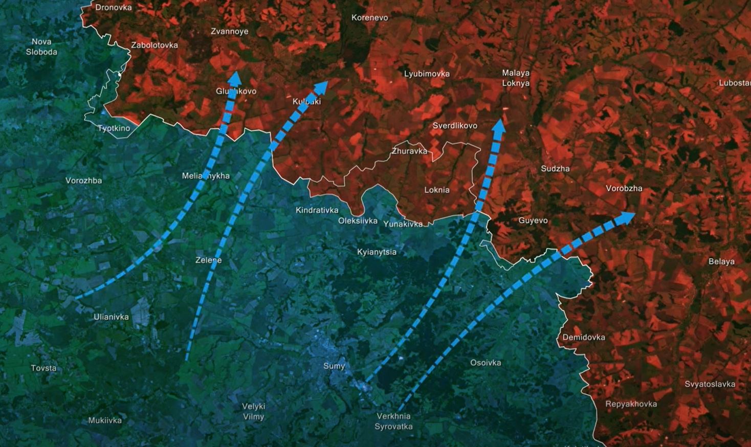 frontline report ukraine flipped sumy front upside down—russia’s elite brigade lost its hq general last hope reporting ukraine's video some arrows today interesting updates direction news ukrainian reports