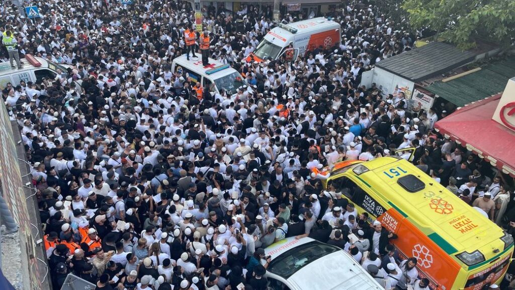 Jewish pilgrims in Uman, Cherkasy Oblast, in 2023. Photo: Interfax-Ukraine.