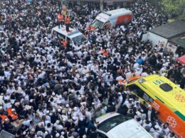 Jewish pilgrims in Uman, Cherkasy Oblast, in 2023. Photo: Interfax-Ukraine.