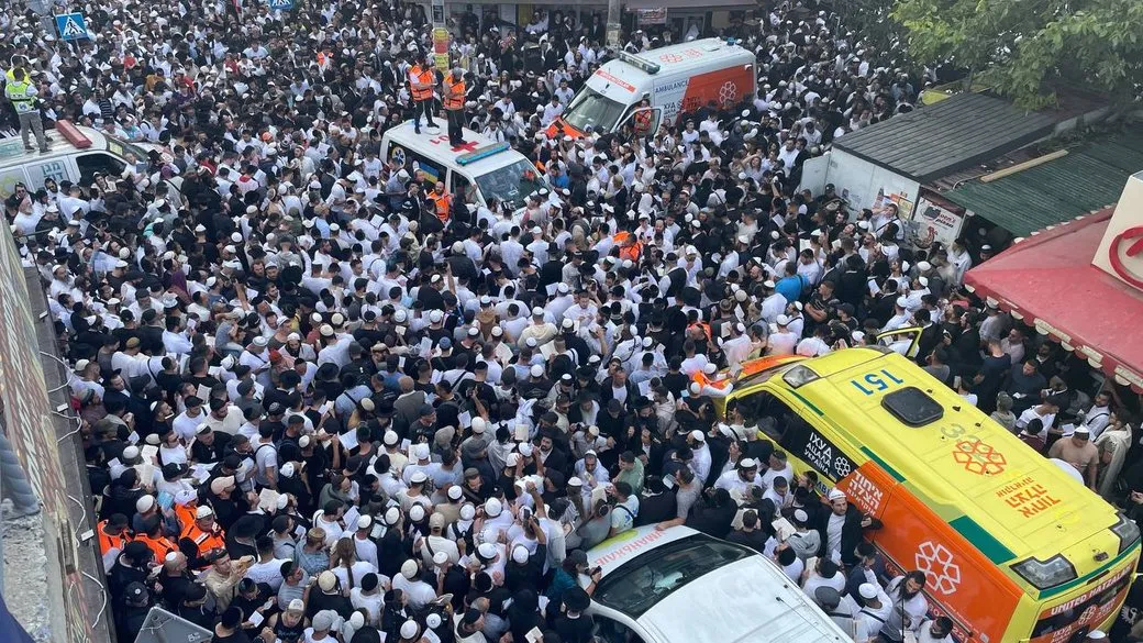 Jewish pilgrims in Uman, Cherkasy Oblast, in 2023. Photo: Interfax-Ukraine.