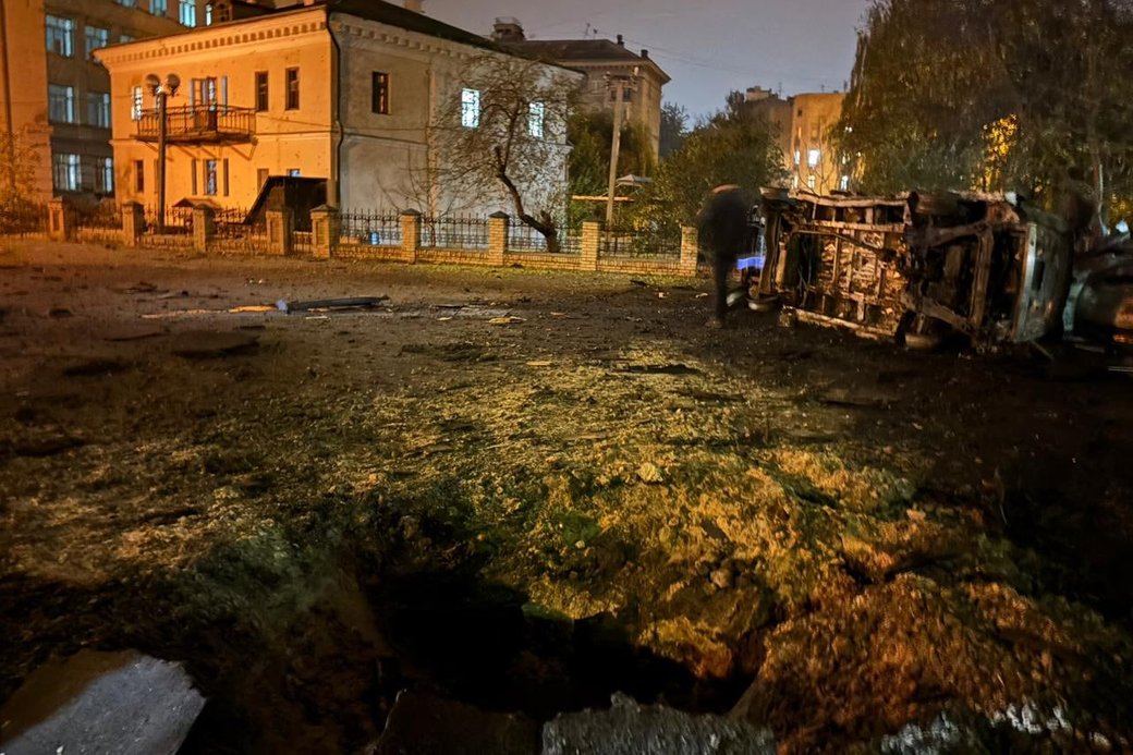 russia strikes kyiv's brodsky synagogue kills firefighter kharkiv double-tap attack—both hit massive 130-drone overnight assault · post aftermath russian attack kyiv 23 2025 наслідки російської атаки києва жовтня тимур ткаченко