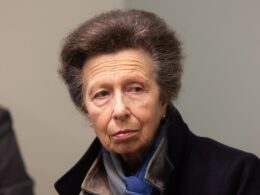 Princess Anne during her visit to Kyiv on 30 September 2025.