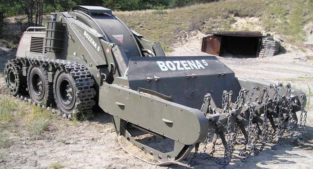 Bozena 5 Remote-controlled Mine Bratislava insists its 14th Ukraine aid package is humanitarian, not military Clearing Vehicle. Photo via Defense Express.