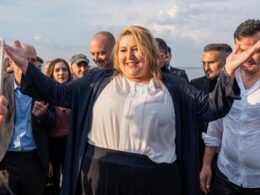 Diana Iovanovici-Șoșoacă, leader of the far-right Romanian party S.O.S. Romania, who has faced repeated criticism for pro-Russian positions criticising Ukraine.