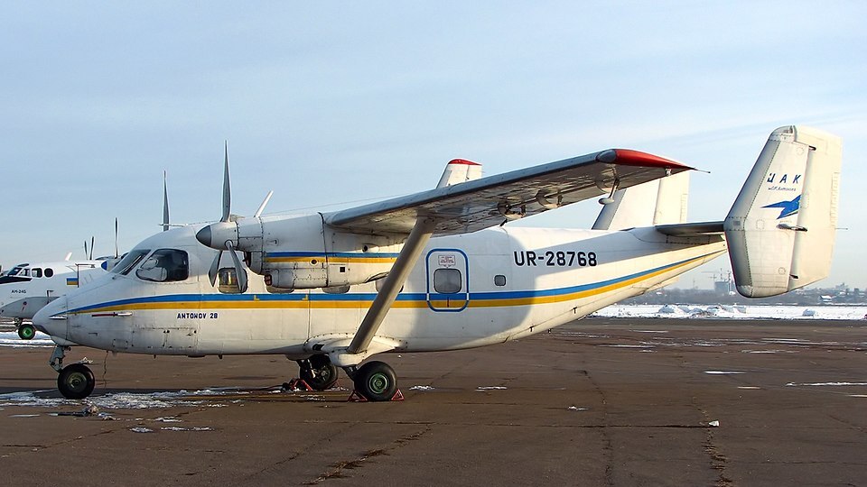 A Ukrainian flying club's An-28.