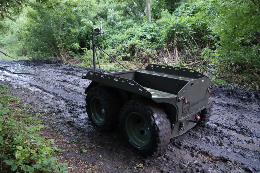 Ground drone UGV medical evacuations