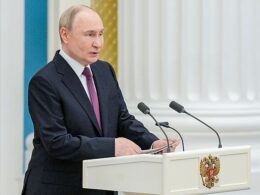 Russian President Vladimir Putin, 22 May, 2025.