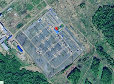 over 700 km ukraine drones strike russian substation feeding gazprom railway · post satellite view arzamassakaya power russia's nizhny novgorod oblast google maps capture ukrainian reportedly struck arzamasskaya overnight 14