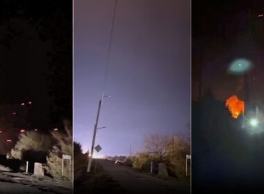 drone strike hits russian power substation — blackout follows parts volgograd oblast · post balashovskaya left right aa-guns fire sky moment hit rising over facility 16 2025 616385606 early hours